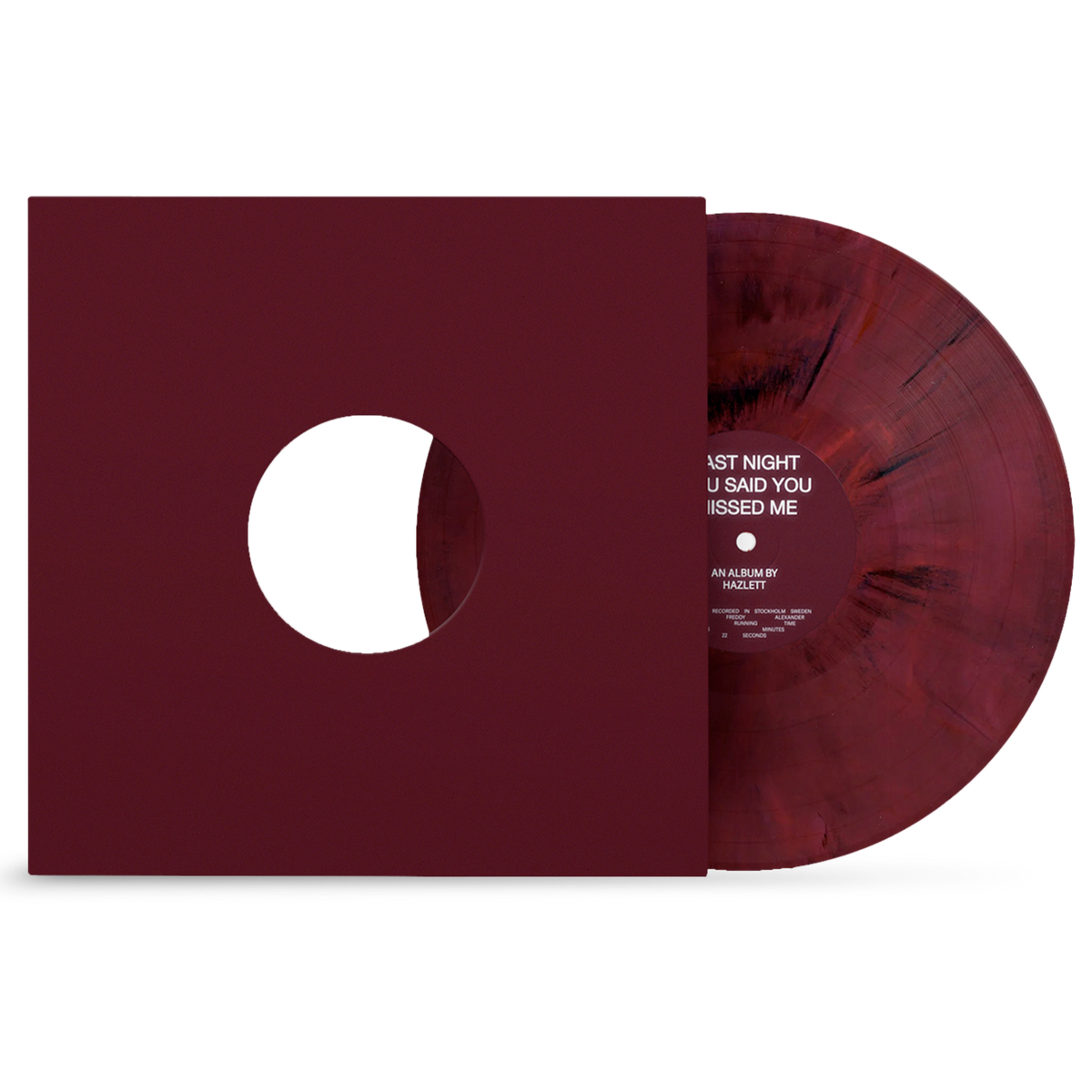 last night you said you missed me Vinyl