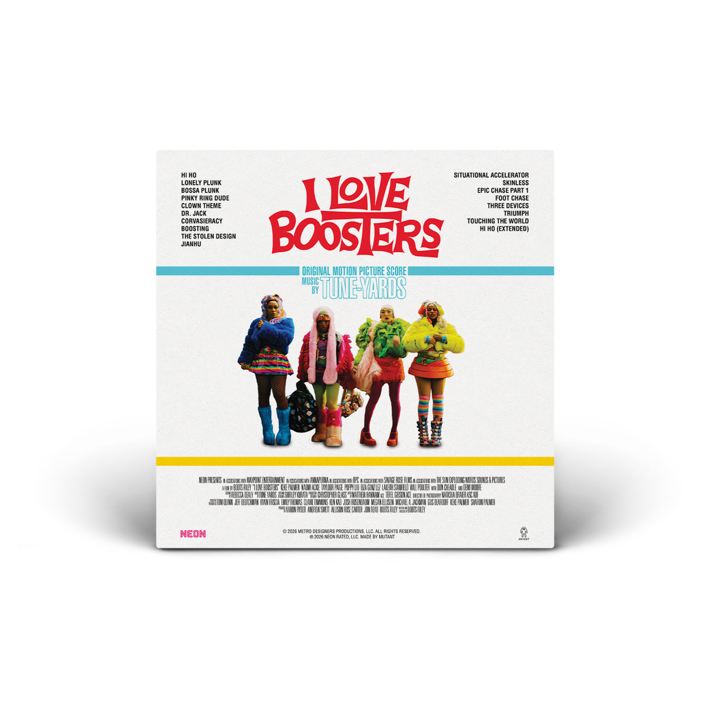 I Love Boosters Score (Pink) Vinyl LP