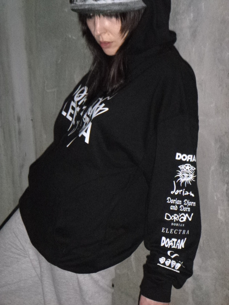 Many Logos Hoodie (Black)