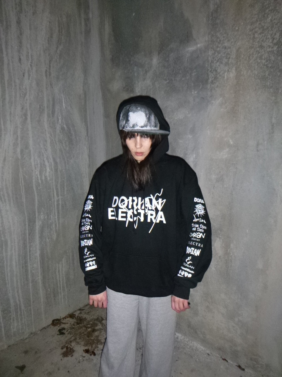 Many Logos Hoodie (Black)
