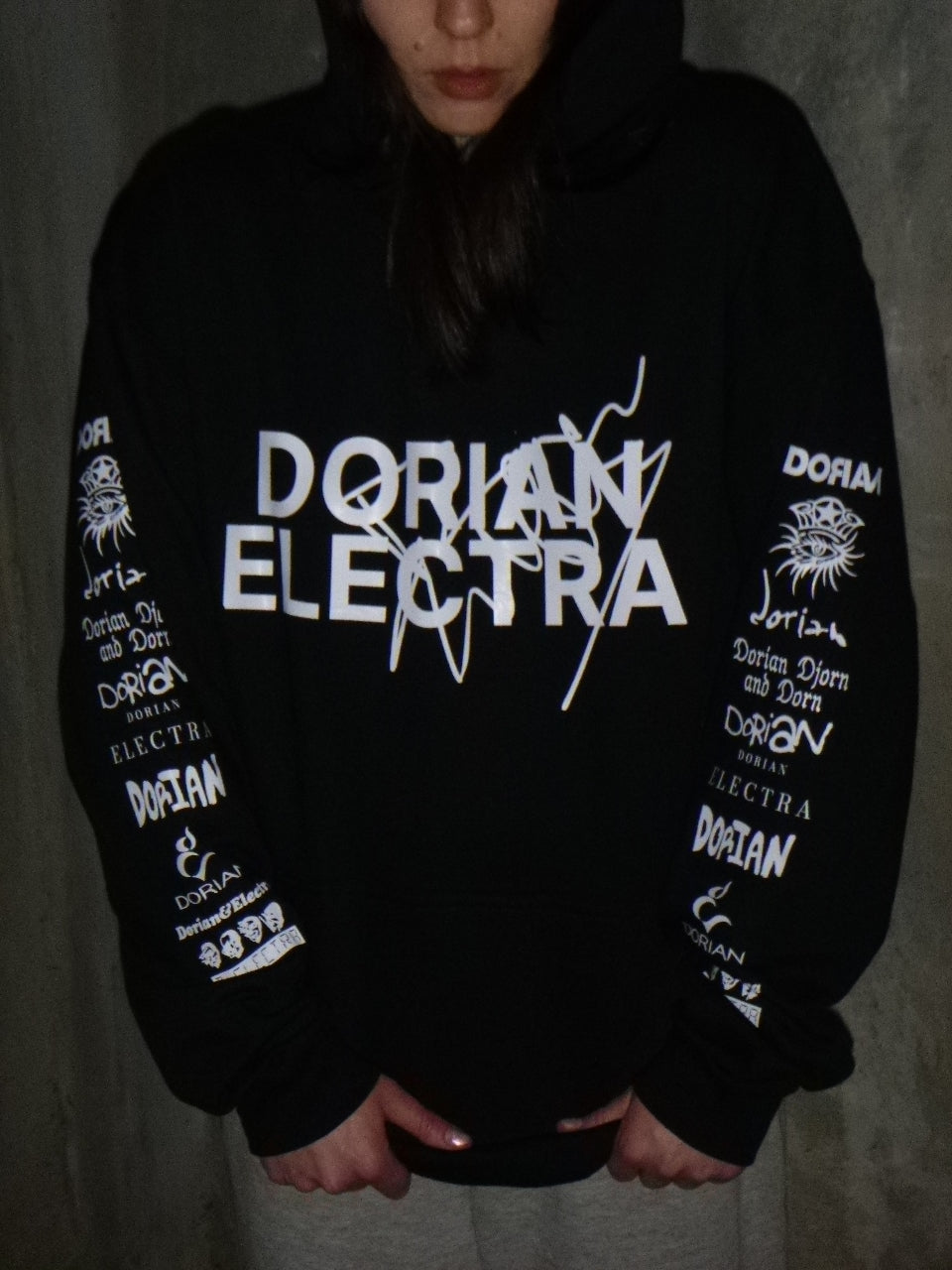 Many Logos Hoodie (Black)