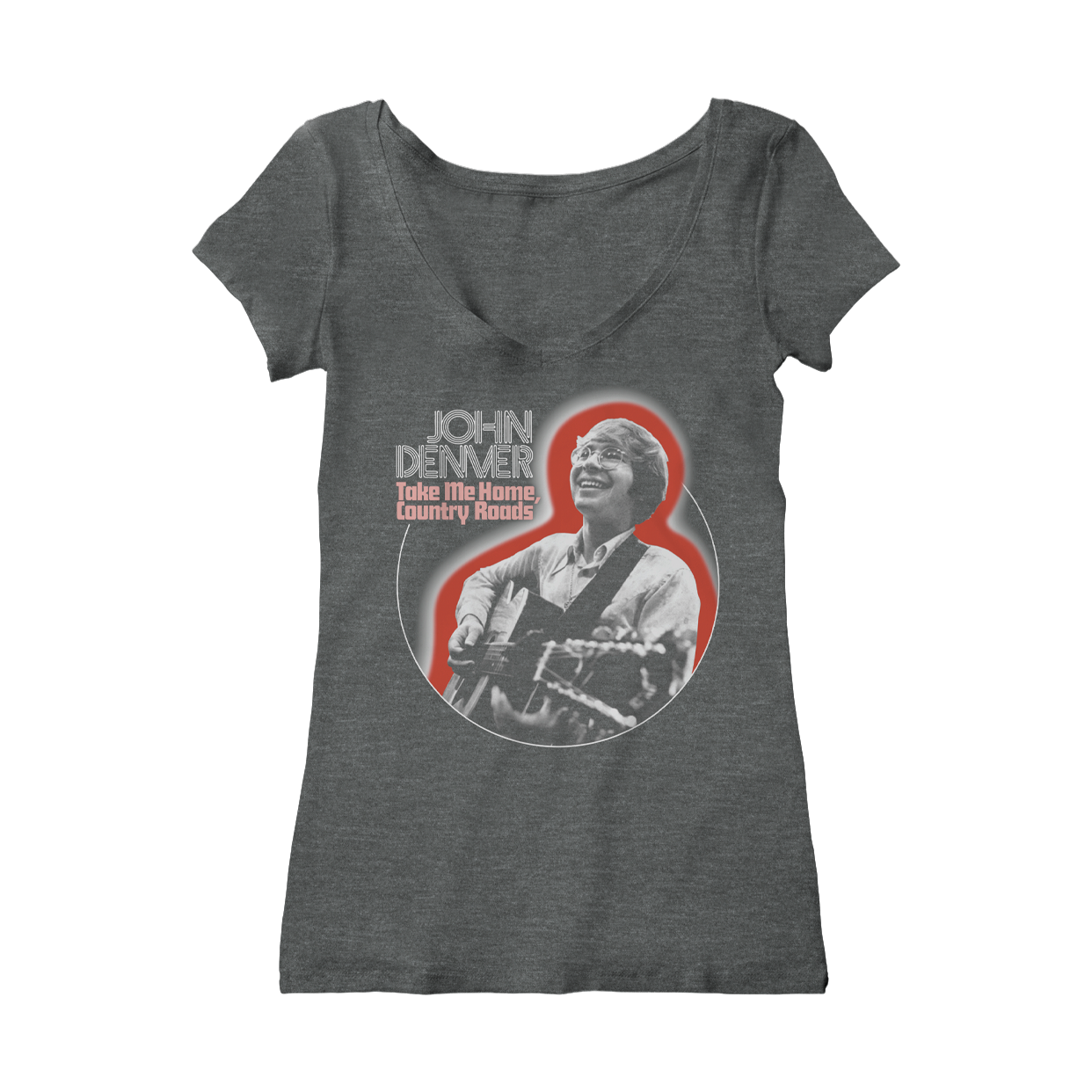 Take Me Home, Country Roads Ladies V-Neck Tee