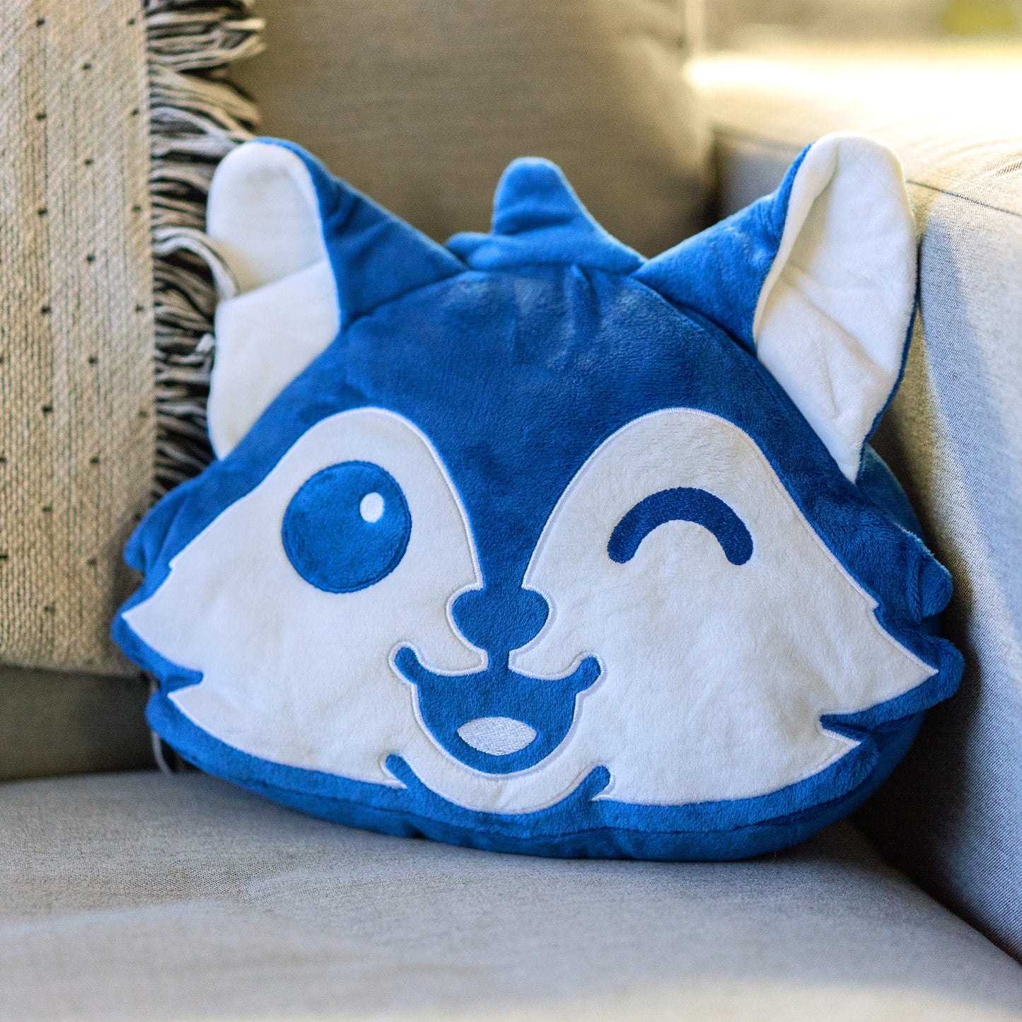 Winking Wolf Plush