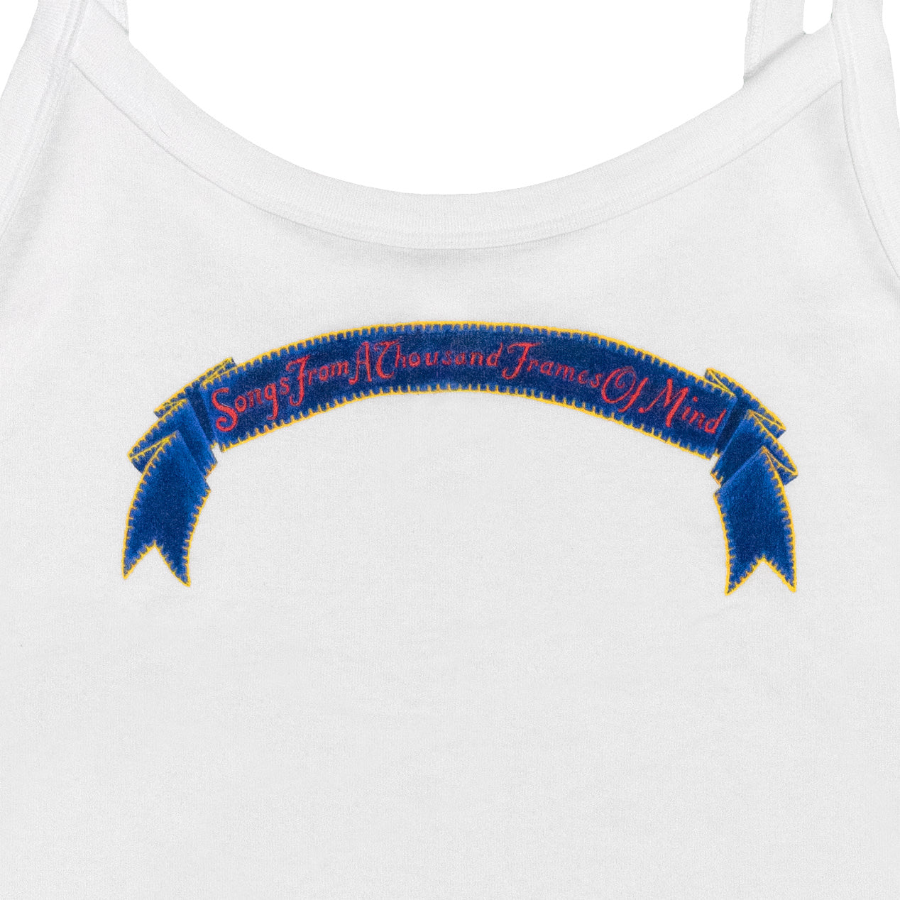 Banner Tank Top (Solid White Blend)
