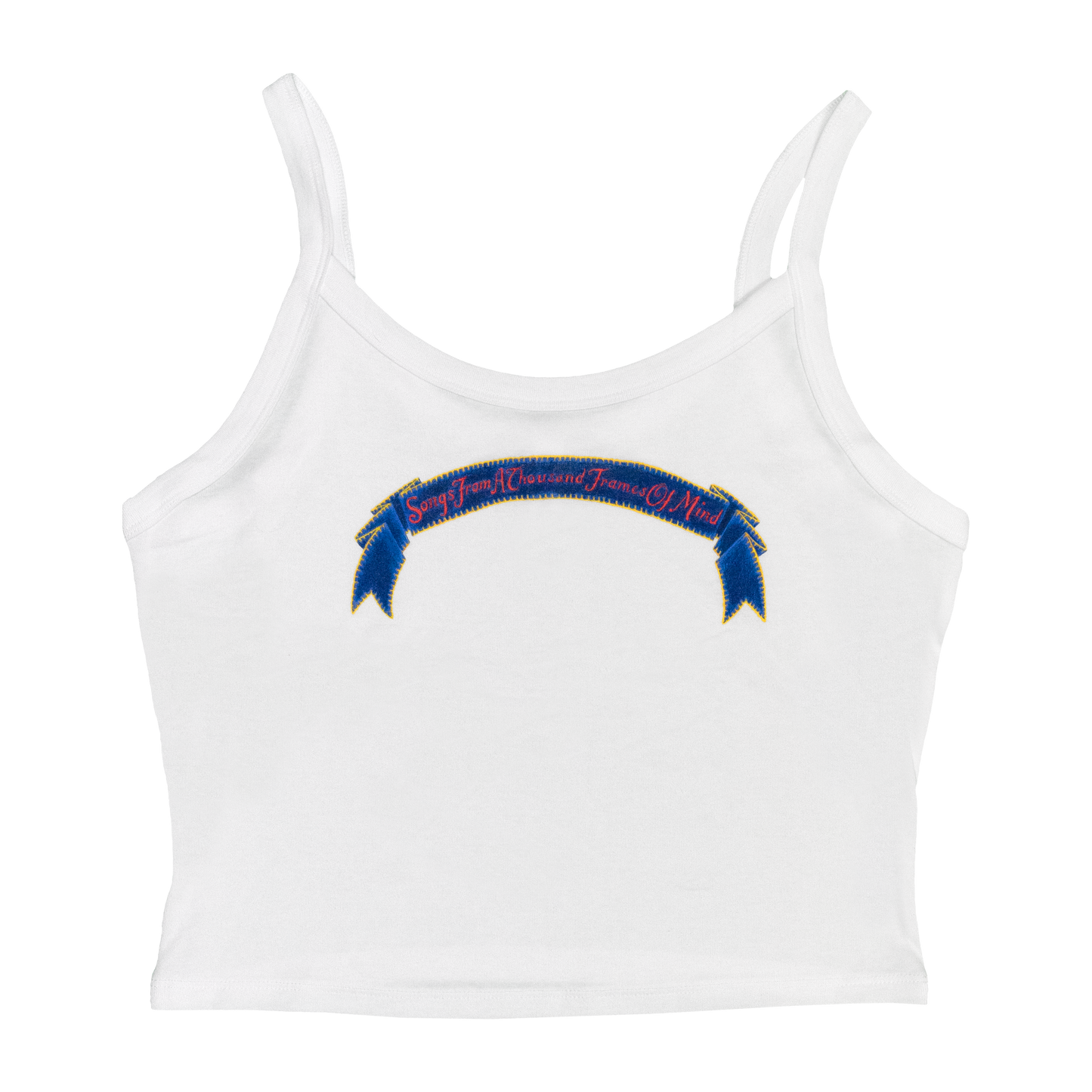 Banner Tank Top (Solid White Blend)