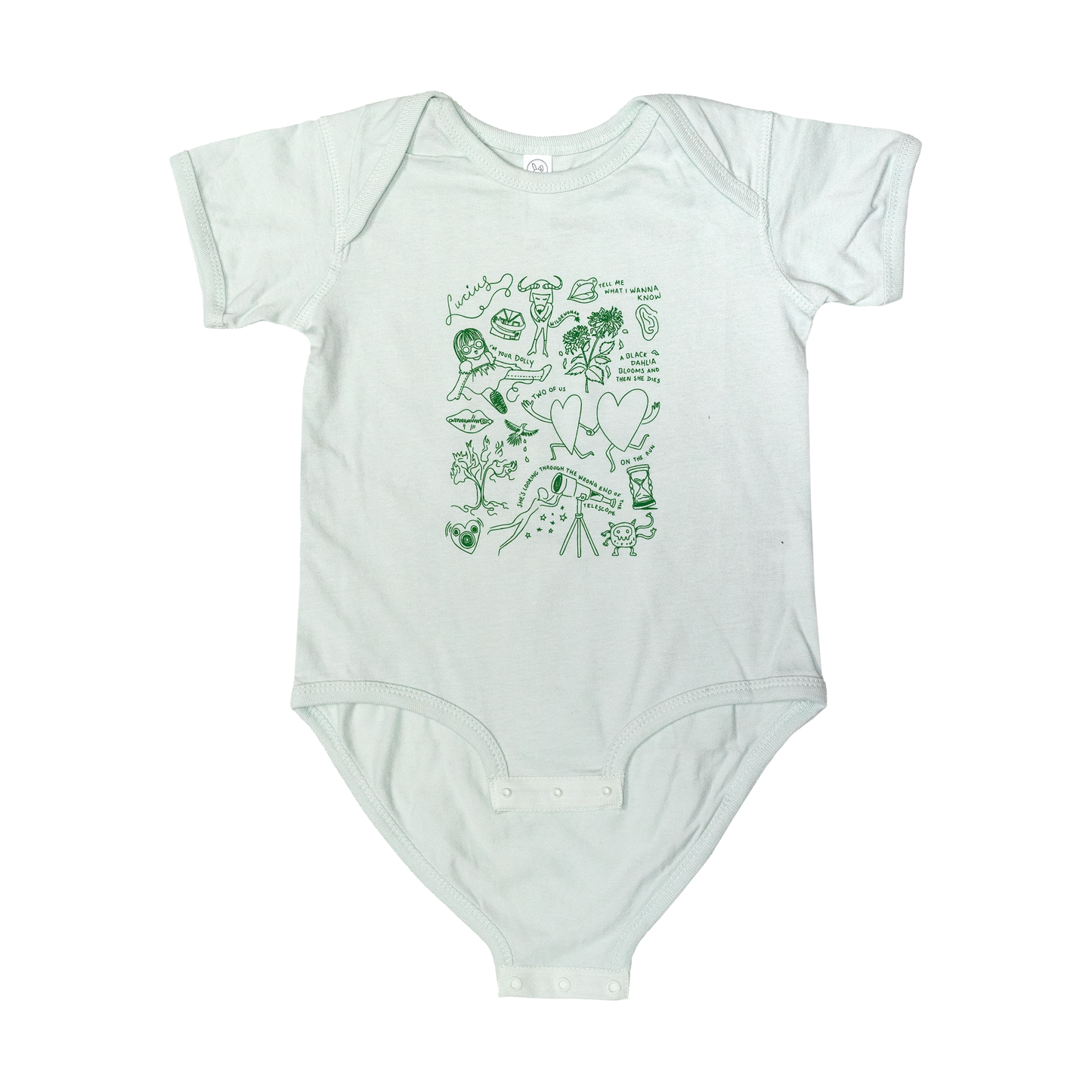 Lyric Illustrations Baby Bodysuit