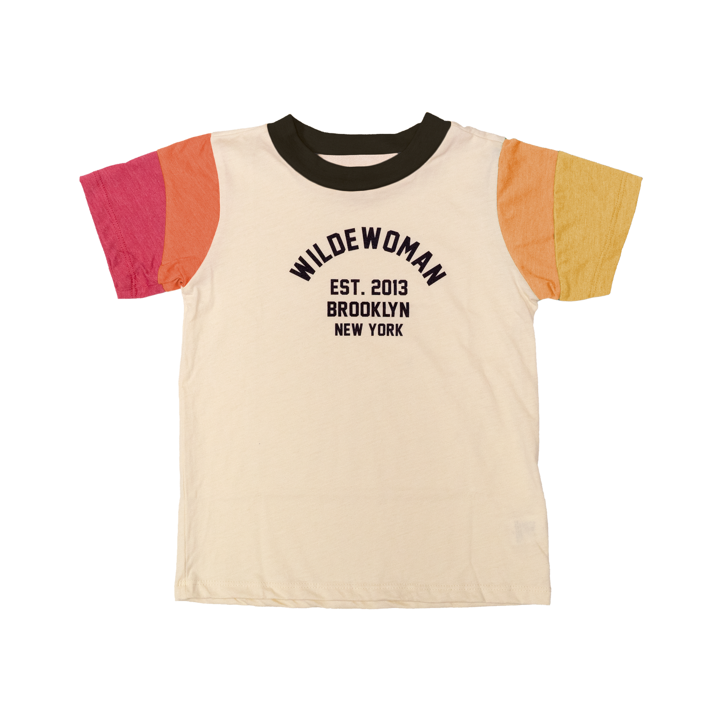 Wildewoman Collegiate Youth/Toddler Tee (Black Collar)