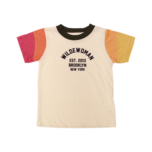 Wildewoman Collegiate Youth/Toddler Tee (Black Collar)