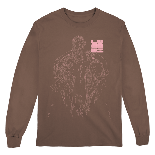 Espresso Longsleeve Stencil Tee