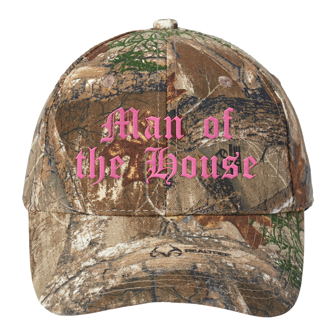 Man of the House Embroidered Hat (Camo)
