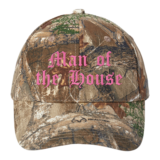 Man of the House Embroidered Hat (Camo)