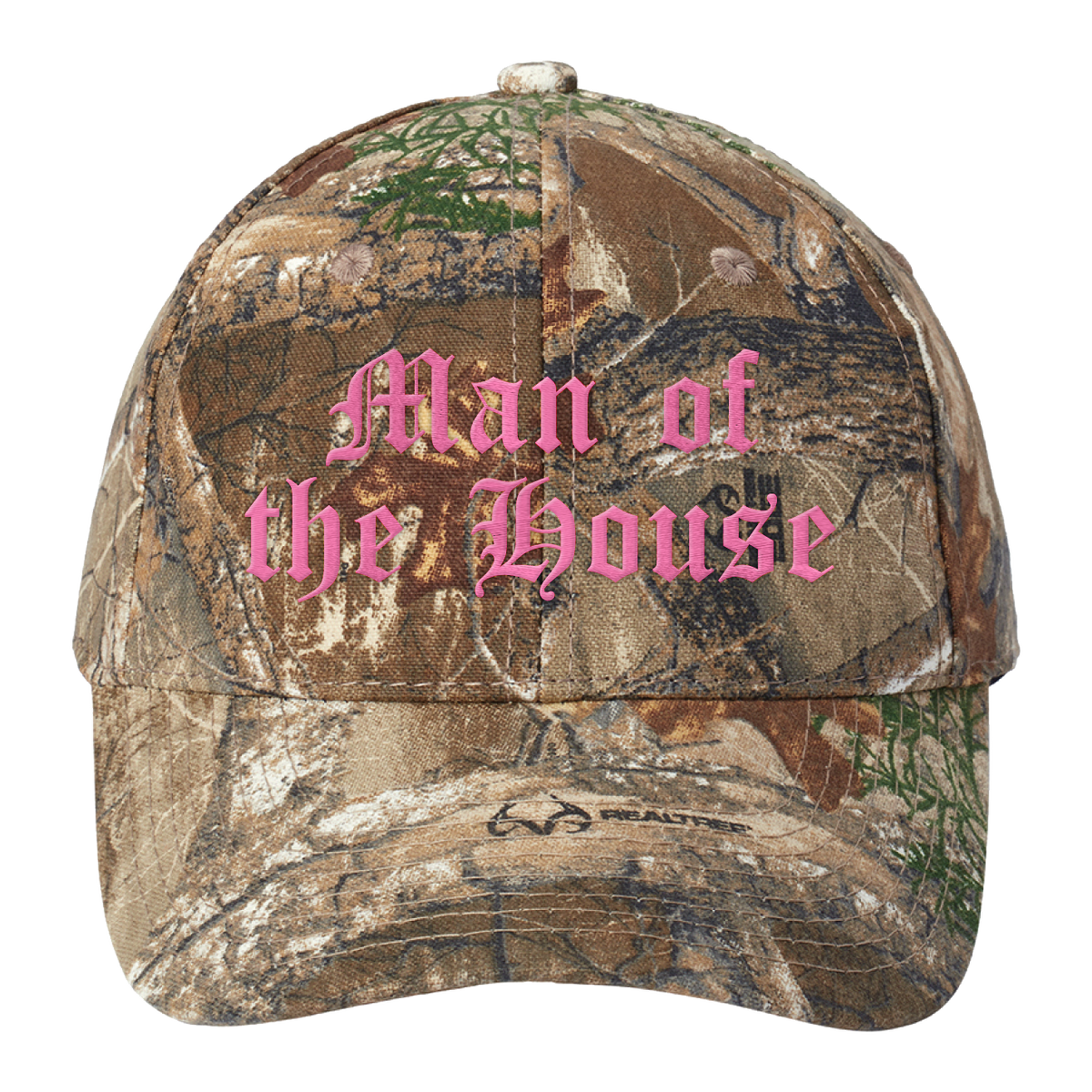 Man of the House Embroidered Hat (Camo)
