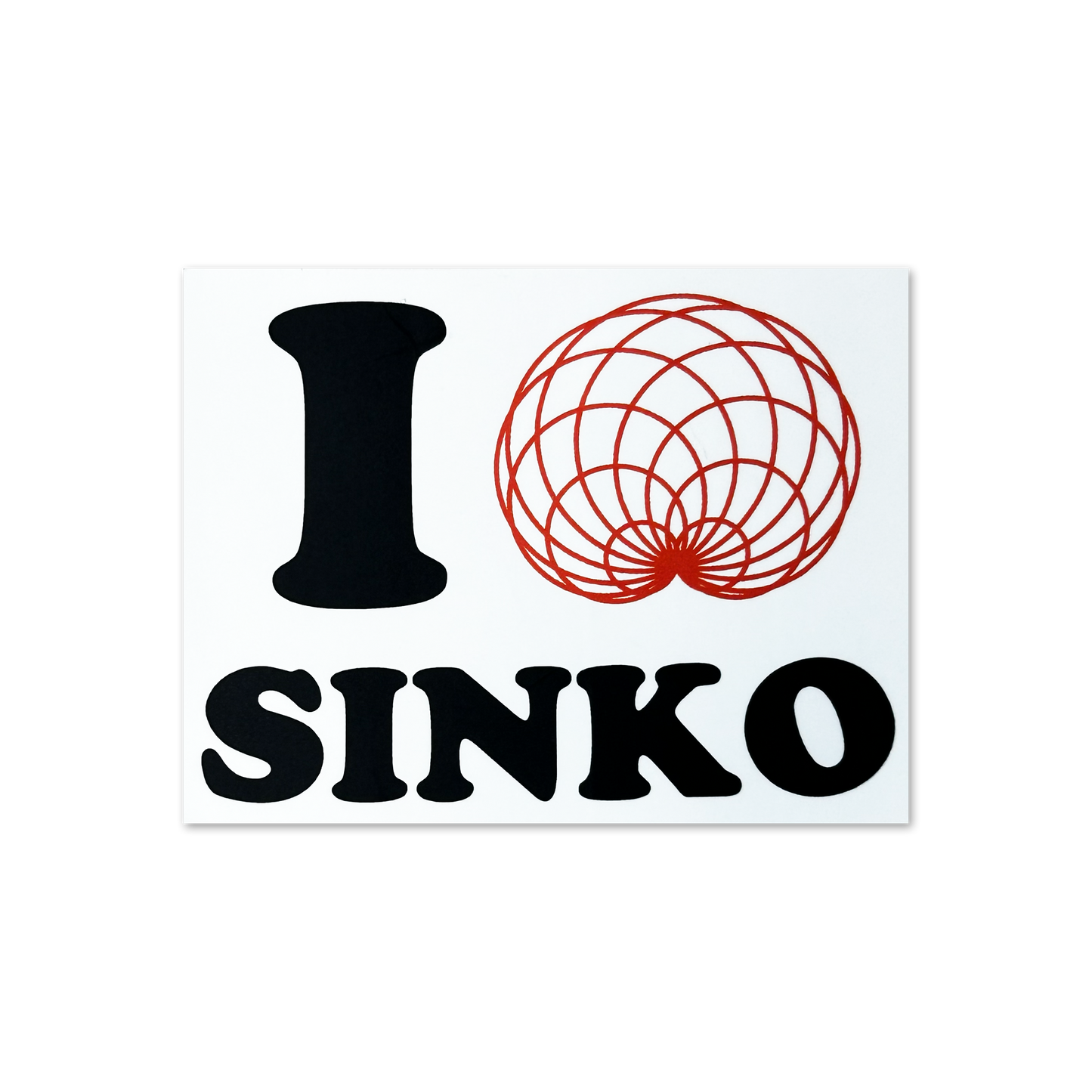 I Cardioid Sinko Sticker