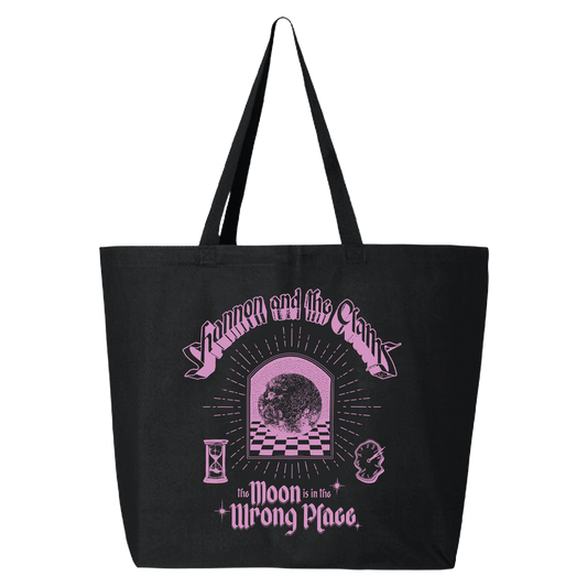 The Moon is in the Wrong Place Jumbo Tote (Black)