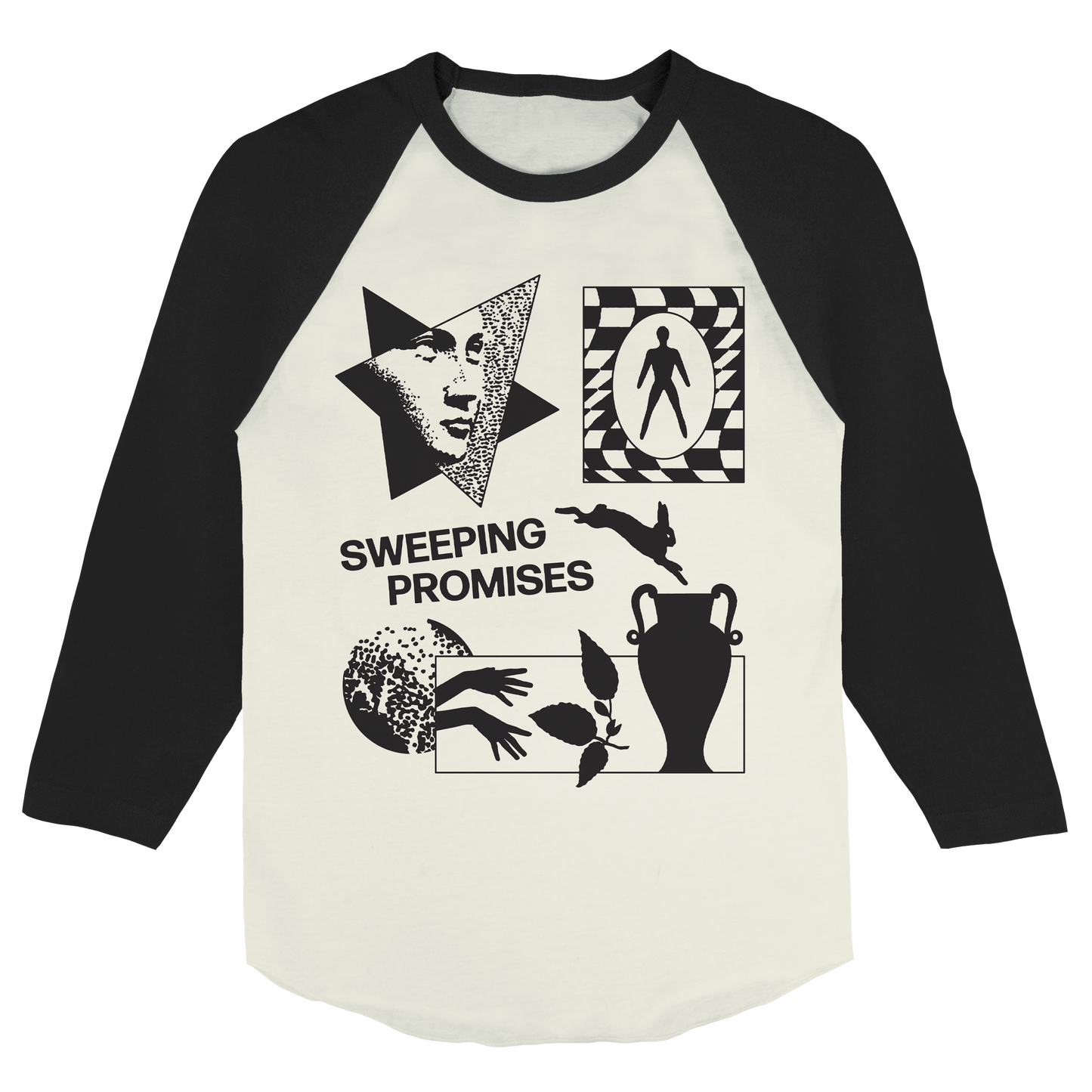 Collage Raglan Tee