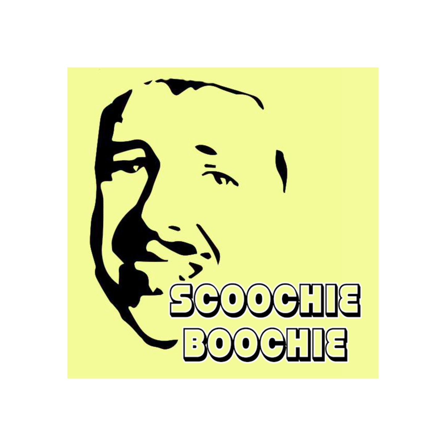 Scoochie Boochie Sticker