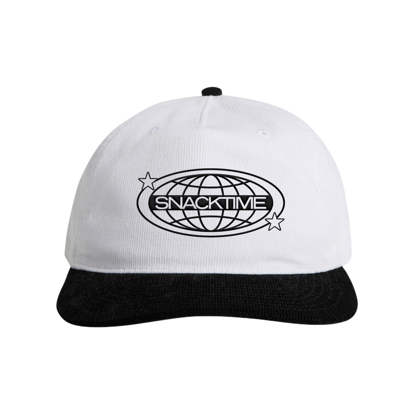 Globe Logo Hat - White/Black