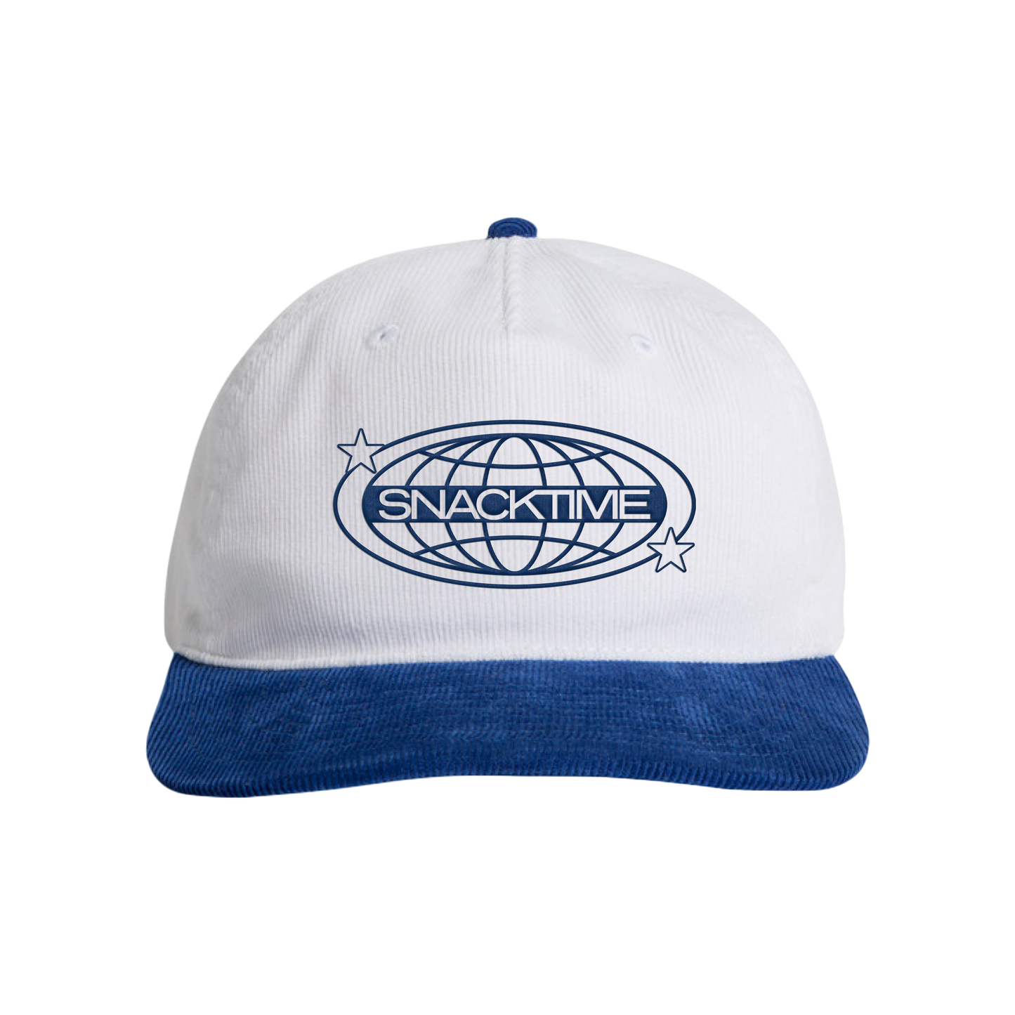 Globe Logo Hat - White/Blue