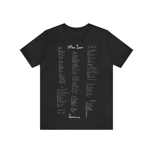 Aromanticism Lyric Black Tee
