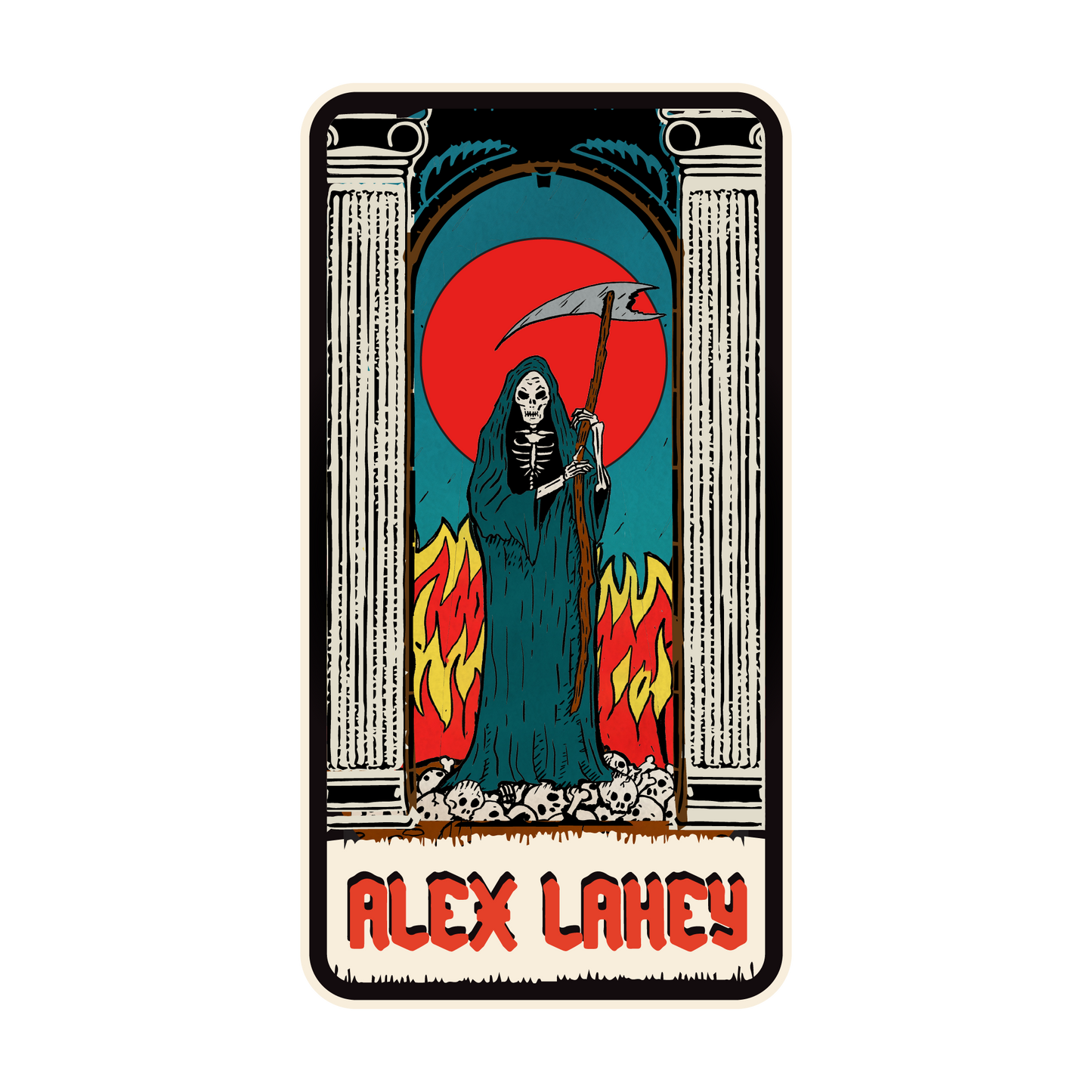 Tarot Card Sticker