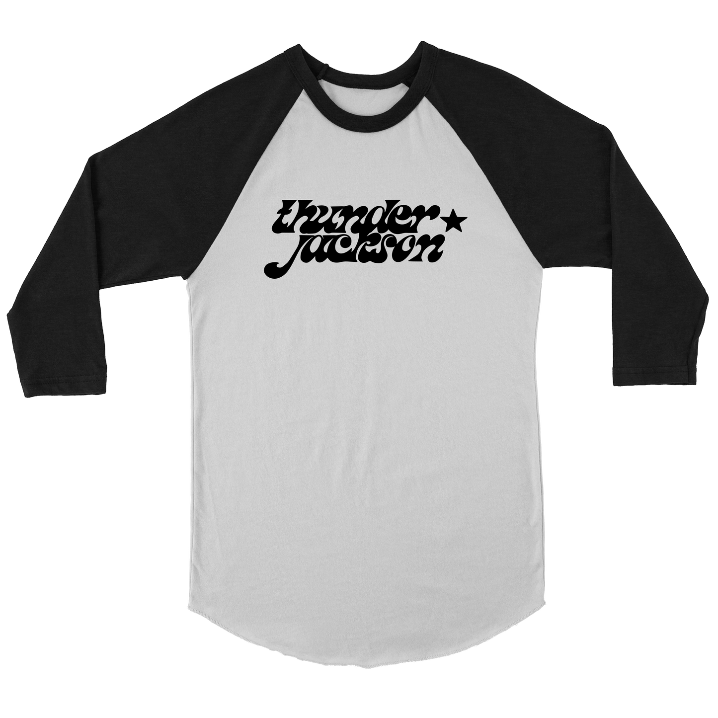 Logo 3/4 Sleeve Baseball Jersey