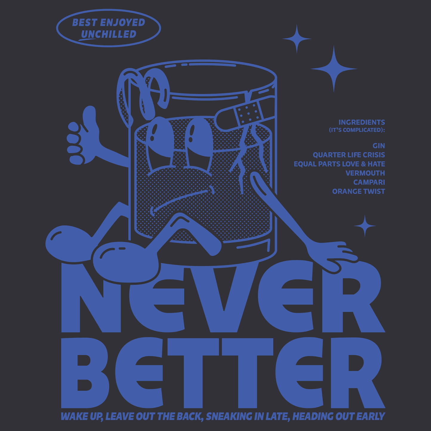 Never Better Hoodie - Black