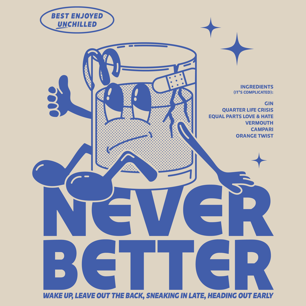 Never Better Hoodie - Natural
