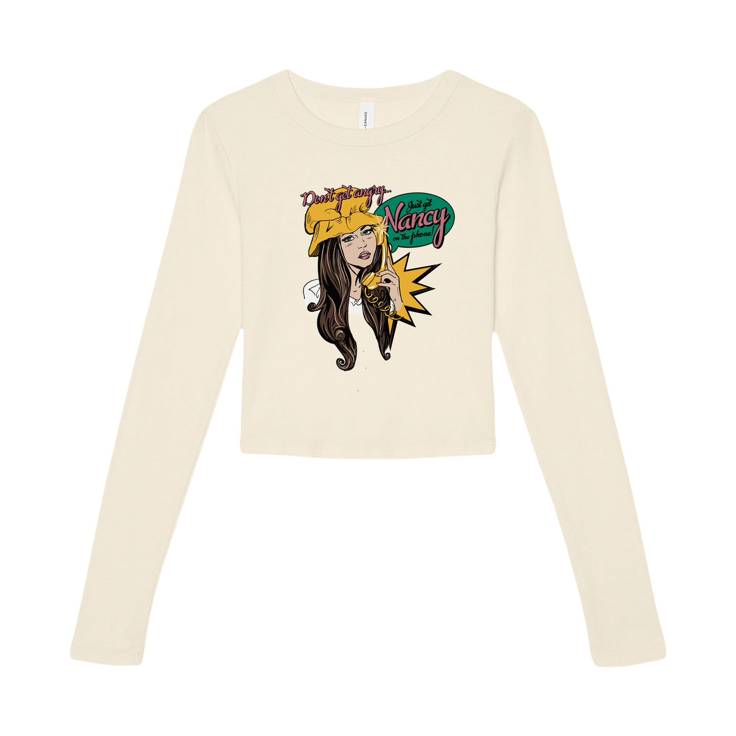 Nancy Cropped Longsleeve Tee