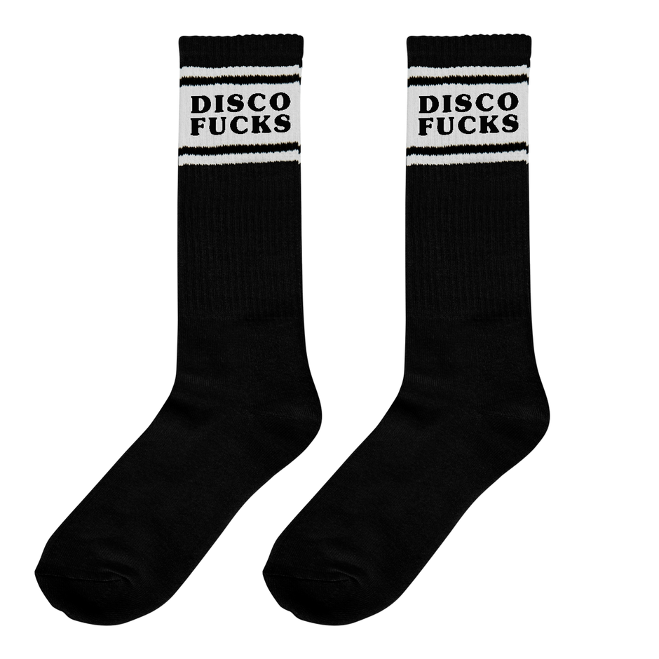 Disco Fucks Freedom Socks - Black