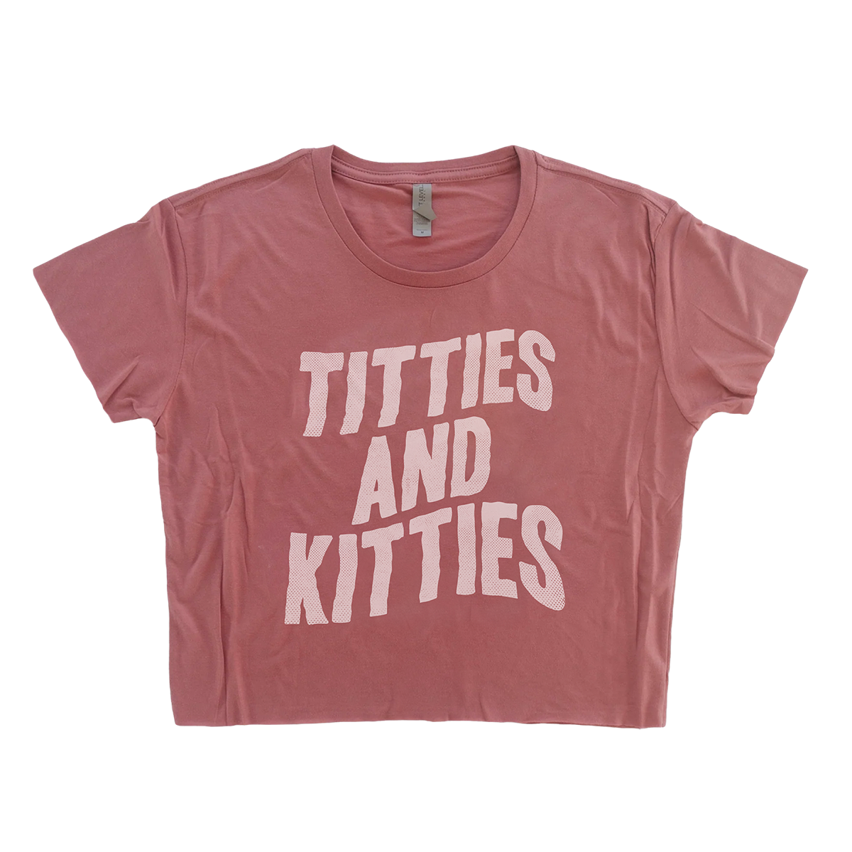 Titties and Kitties Crop Top T-Shirt